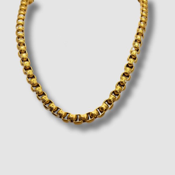 CHOKER À MAILLONS CARRÉS