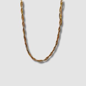 COLLIER TRESSÉ MULTI-COLORE