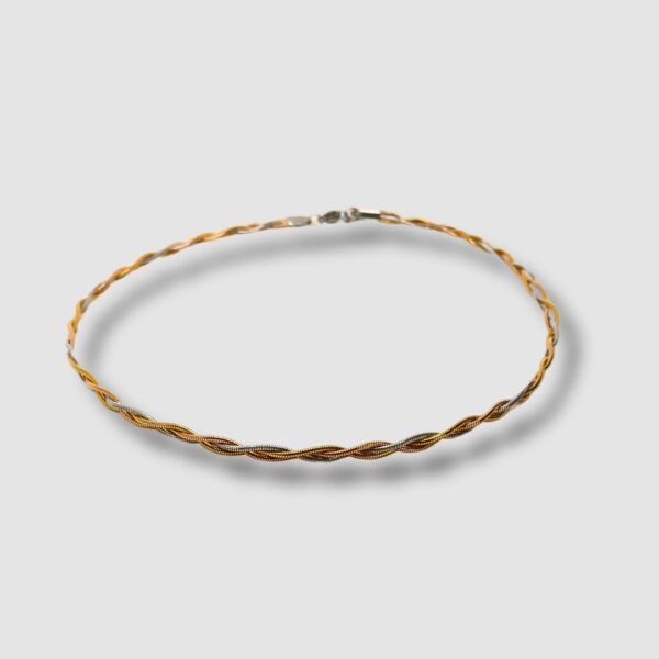 COLLIER TRESSÉ MULTI-COLORE