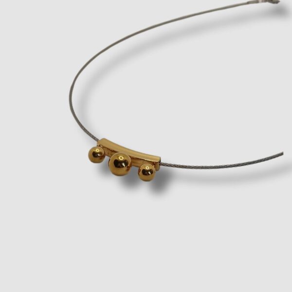 RAS DE COU BICOLORE ACIER INOXYDABLE