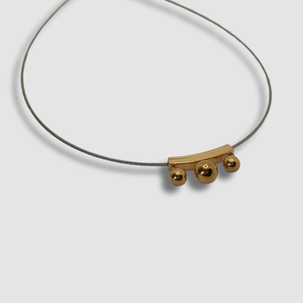 RAS DE COU BICOLORE ACIER INOXYDABLE