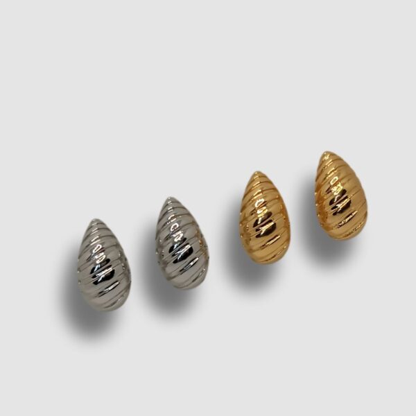 BOUCLE D'OREILLE GOUTTE RHODIÉ