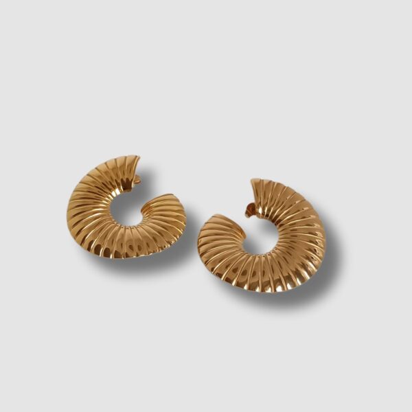 BOUCLE D'OREILLE ROND EN ACIER