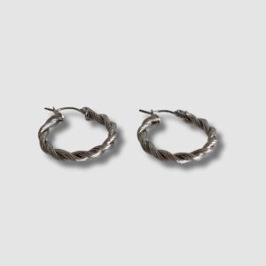 CRÉOLES TORSADÉES EN ACIER INOXYDABLE