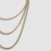 COLLIER SNAKE TRIPLE RANGS