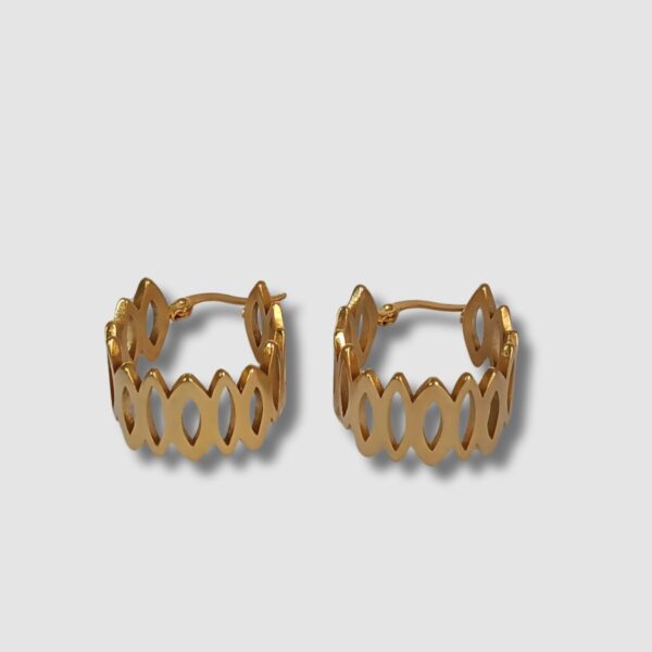 CRÉOLES ACIER MOTIFS GÉOMÉTRIQUES