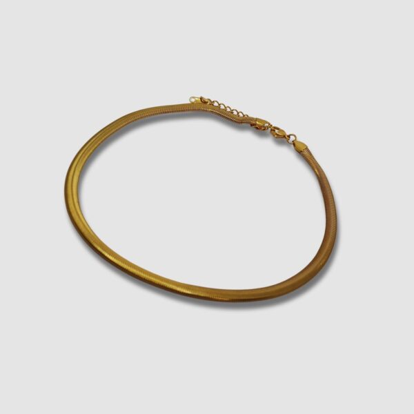 COLLIER STYLE SNAKE PLAQUÉ 18K
