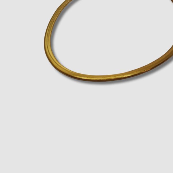 COLLIER STYLE SNAKE PLAQUÉ 18K