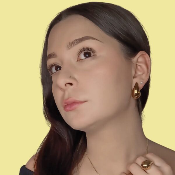 BOUCLES D'OREILLES GOUTTE MAXI