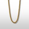 Collier petites perles dorées