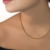 Collier petites perles dorées