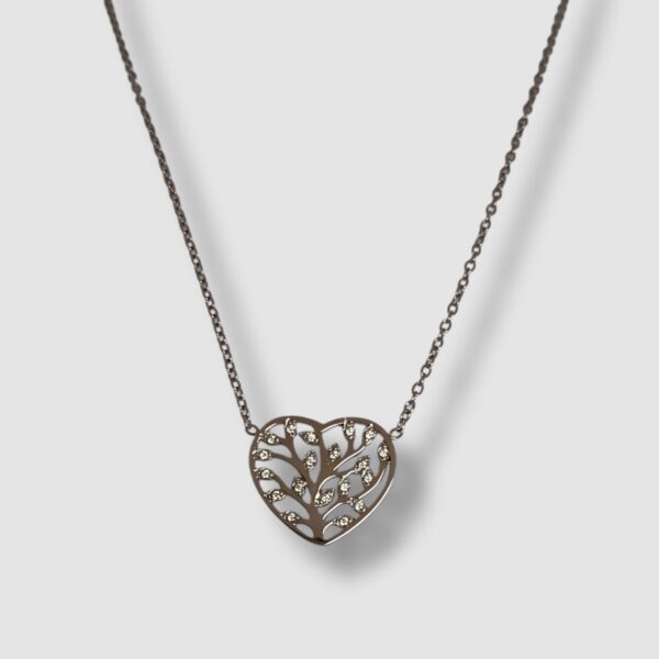 PARURE COEUR ARBRE DE VIE ÉTINCELANT