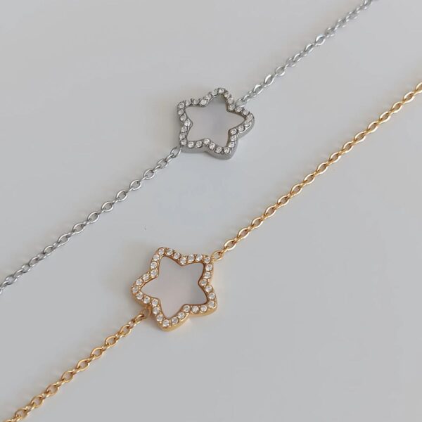 BRACELET ÉTOILE NACRÉ