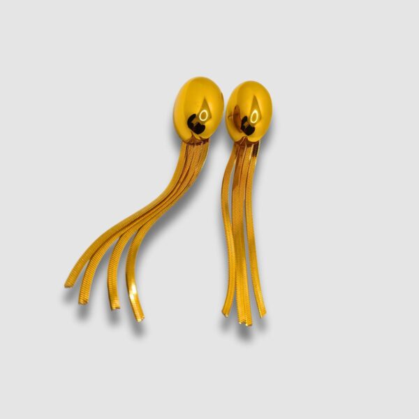 BOUCLES D'OREILLES FRANGE BOUTON BOLD