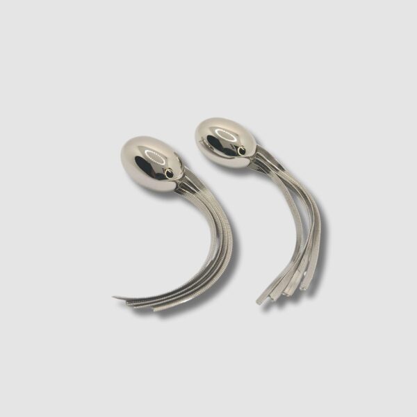 BOUCLES D'OREILLES FRANGE BOUTON BOLD