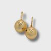 Boucles d'oreilles pendantes sphère