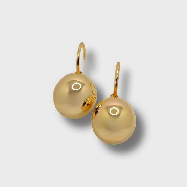 Boucles d'oreilles pendantes sphère
