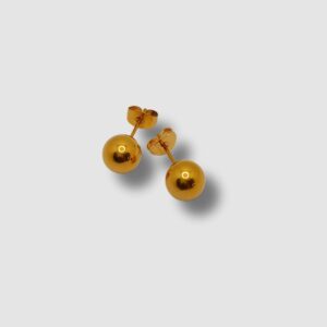 Clous d'oreilles boule acier inoxydable
