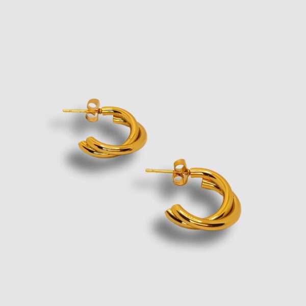 CRÉOLES EN ACIER DEUX FILS