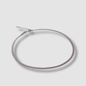 COLLIER STYLE SNAKE ACIER