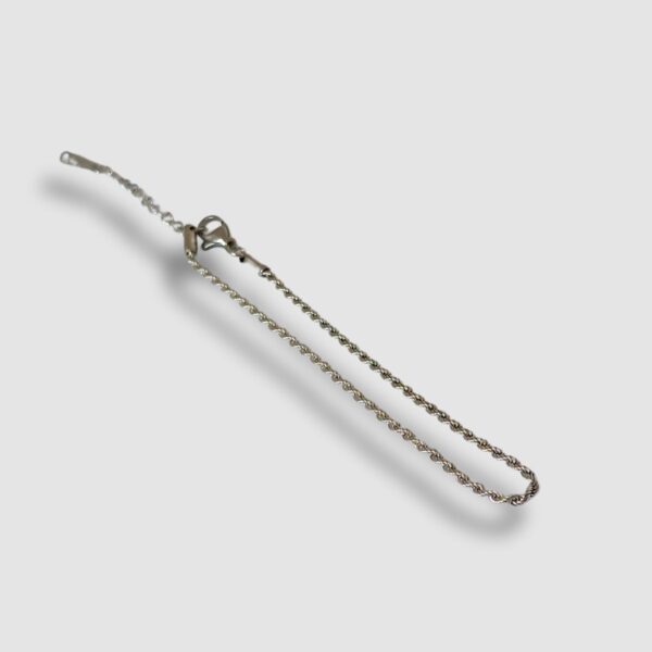 BRACELET CHAÎNE TORSADÉ ACIER