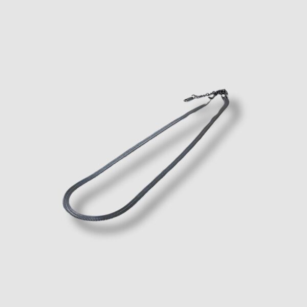 COLLIER STYLE SNAKE ACIER