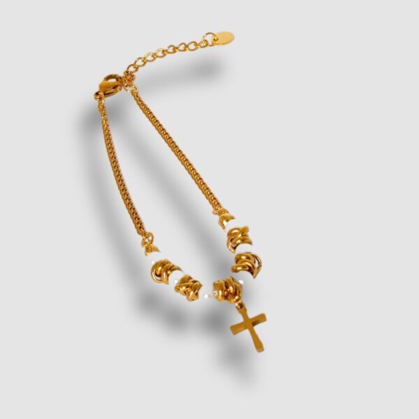 Cópia 4 REVB0012 PICTURES (21) BRACELET EN CHAÎNE AVEC CROIX ET PERLES