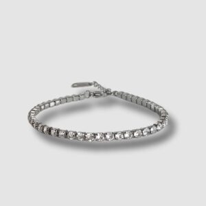 BRACELET FEMME TENNIS ACIER