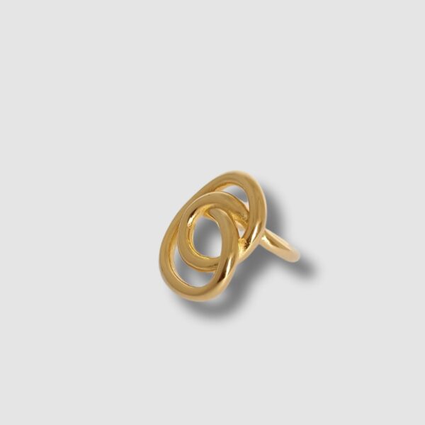 Bague Femme spirale en Acier Inoxydable